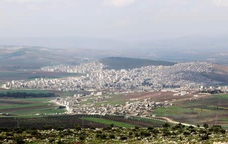 A general view shows the Kurdish city of Afrin, in Aleppo's countryside March 18, 2015. REUTERS/Mahmoud Hebbo/Files