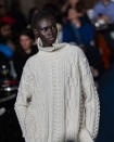 The Tommy Hilfiger collection is modeled during Fashion Week, Friday, Feb. 9, 2024, in New York. (AP Photo/Peter K. Afriyie)