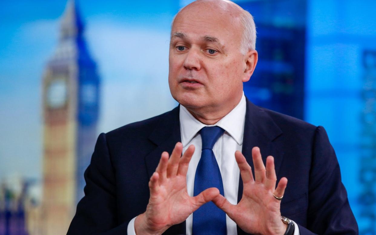 Sir Iain Duncan Smith called for all Chinese tech firms to be banned -  Luke MacGregor/Bloomberg