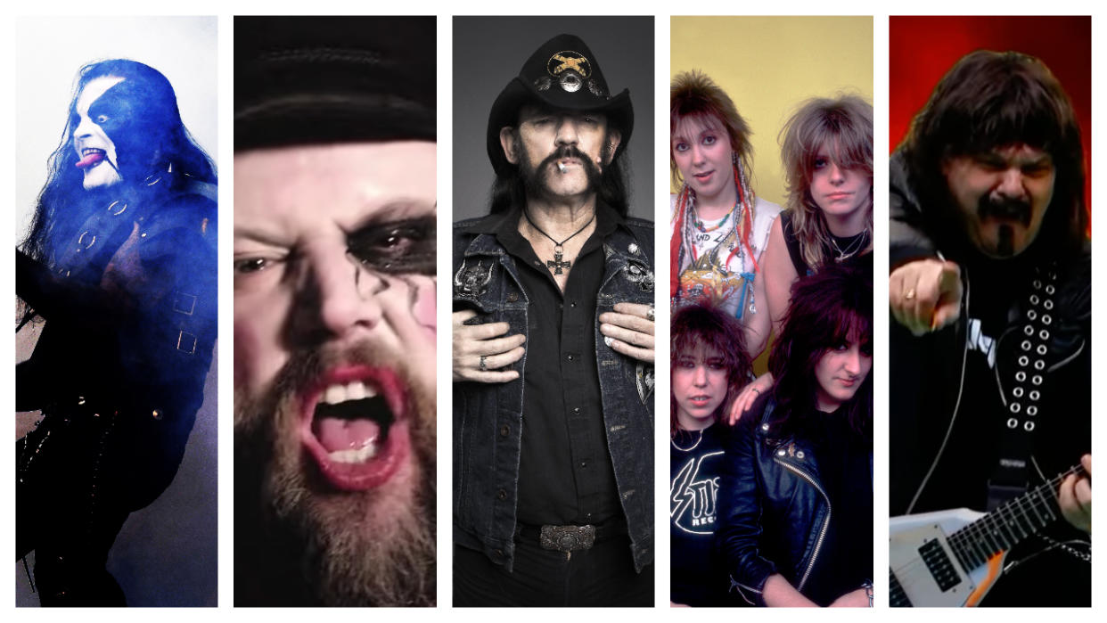  Lemmy and various bands he has influenced 