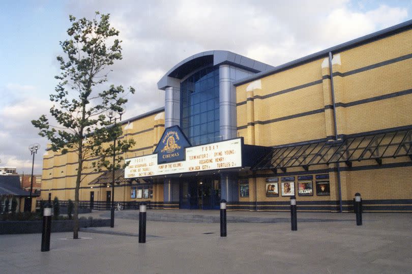 The MGM multiplex cinema, Grand Central, Stockport. October 16, 1991