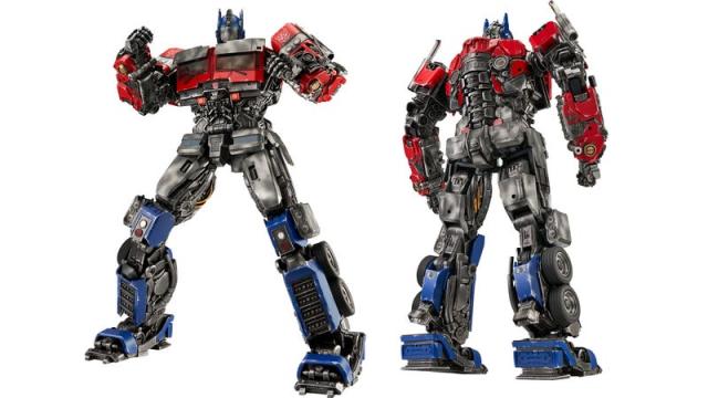 The Movie Version of Optimus Prime From Transformers: Rise of the Beasts Is  Now an Animated Talking Robot Toy