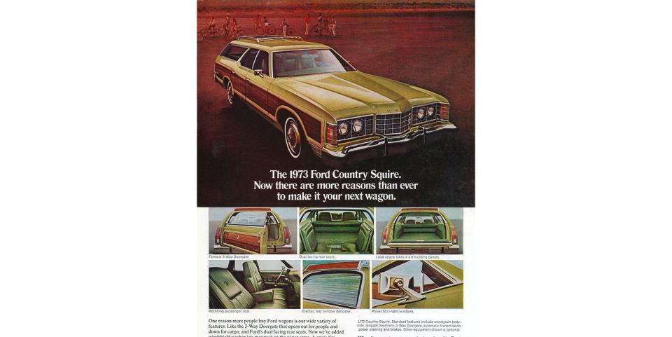 1973 ford country squire magazine advertisement