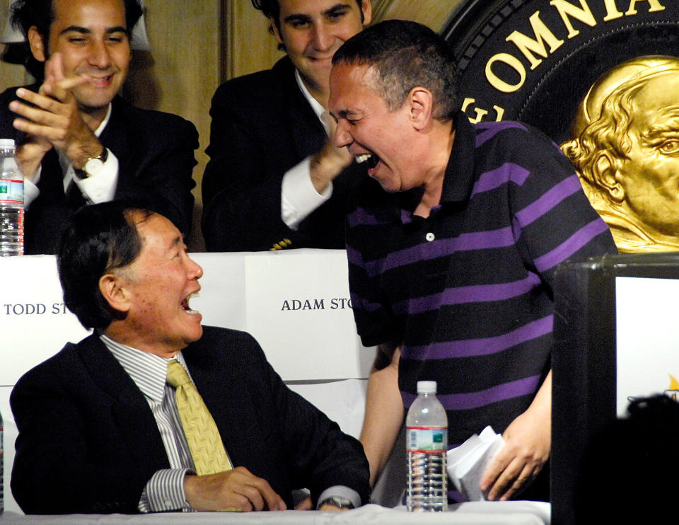 Comedian Gilbert Gottfried attends the Friars Club's roast&nbsp;of George Takei on Aug. 19, 2008, in New York City.