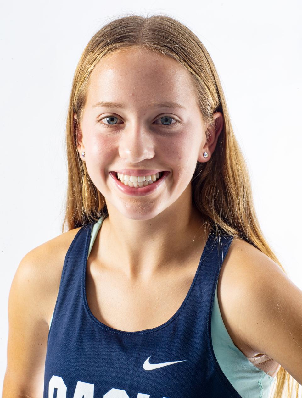 Jazlyn Forbes, Oasis, Sophomore is a News-Press All area finalist for Girls Cross Country.