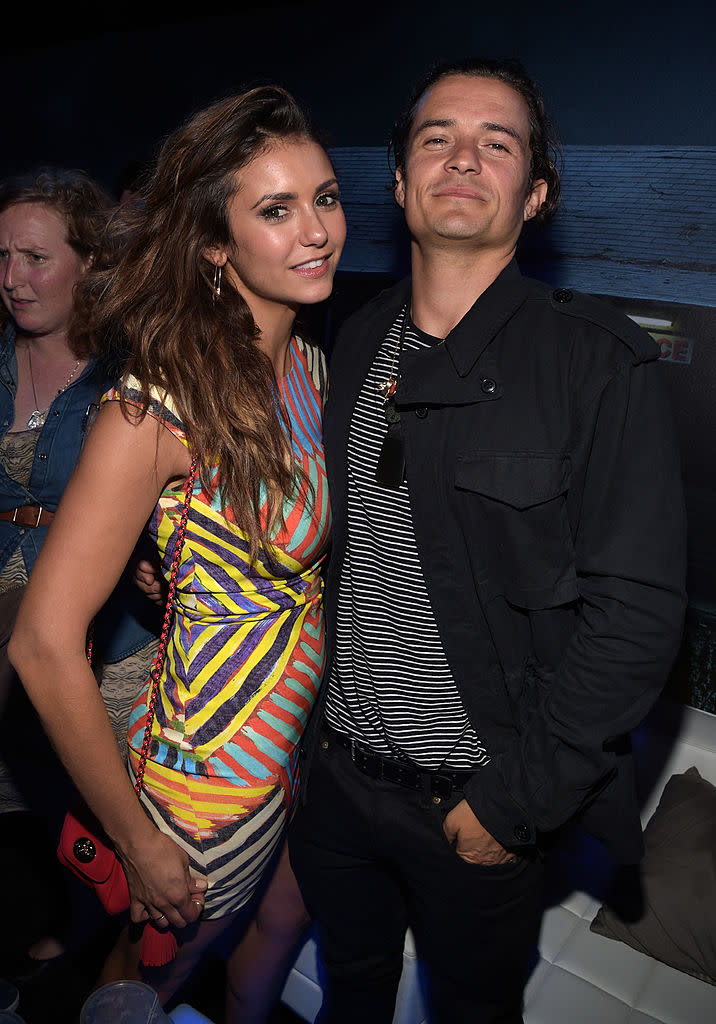 Here are Nina and Orlando at a Comic-Con party in 2014. (Photo: Jason Kempin/Getty Images for Playboy)