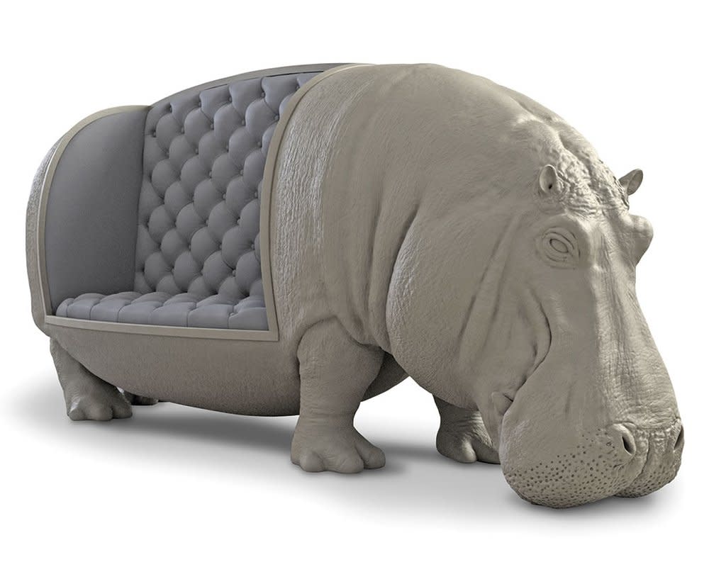 Hippopotamus Sofa, Hammacher Schlemmer