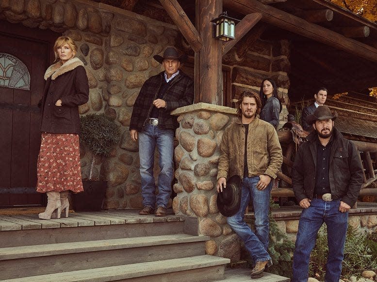 The cast of "Yellowstone"