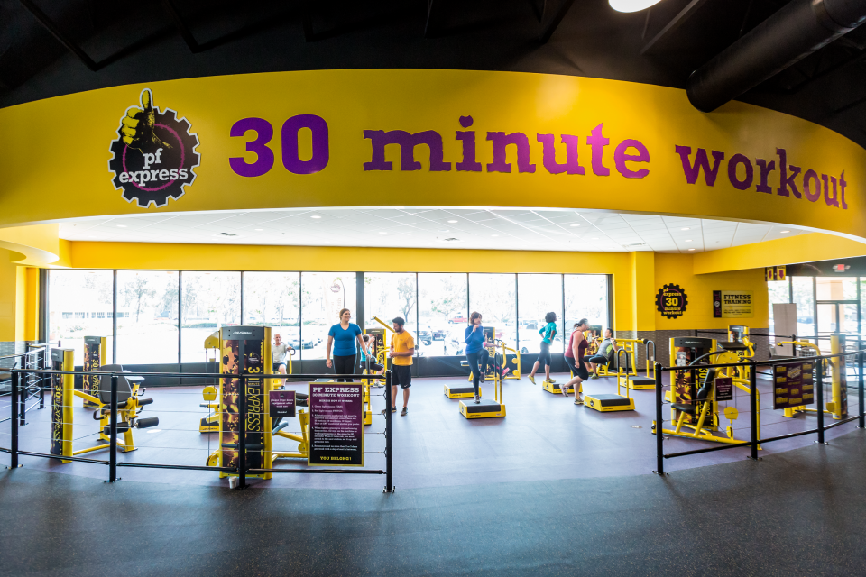 For those in a hurry, there's a 30-minute workout room in Planet Fitness.