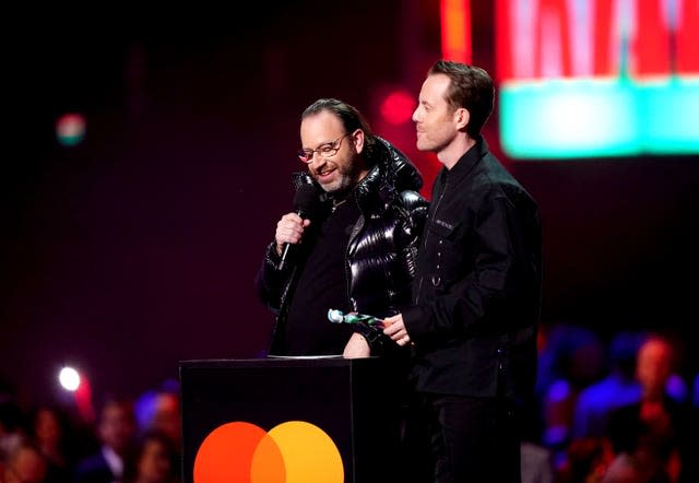 Chase and Status on stage after winning the Producer of the Year award during the Brit Awards 2024 