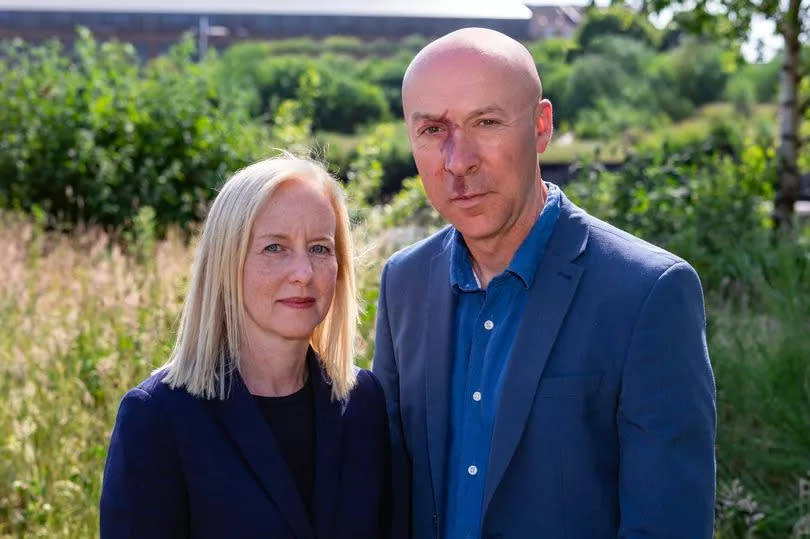 Dr Marisa Haetzman and Chris Brookmyre - who use the pen name Ambrose Parry