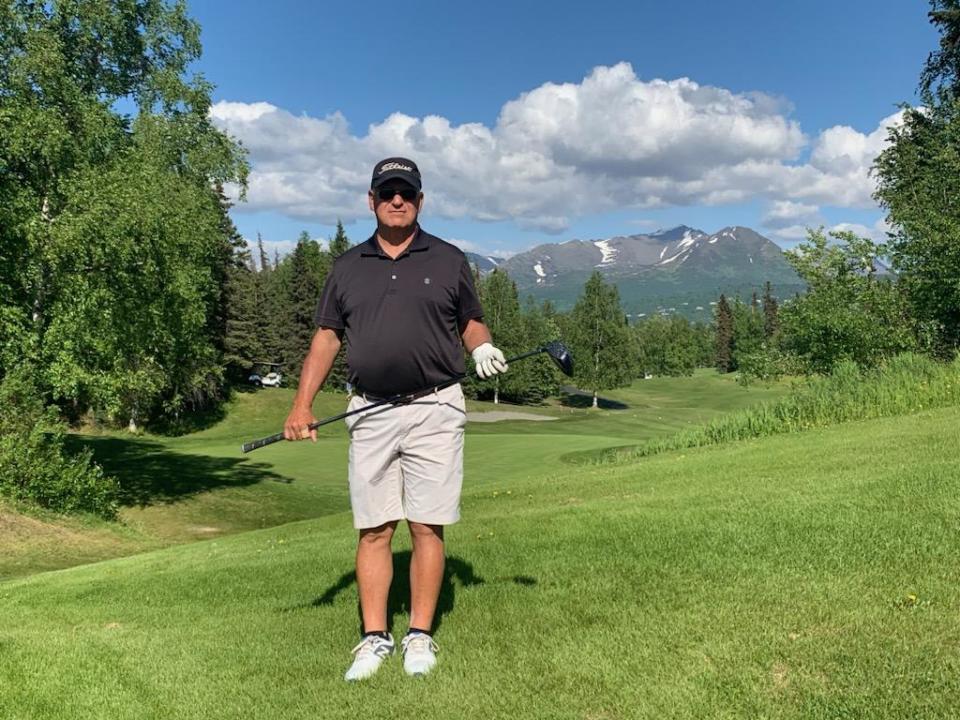 Fairhaven's Dana Almeida recently reached the feat of golfing in all 50 states by playing a round at Anchorage Golf Course in Alaska.