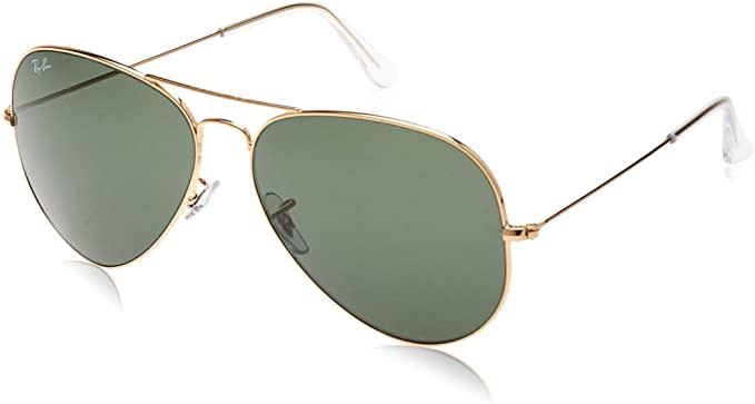 Ray Ban Aviator Large Metal Sunglasses. Image via Amazon.