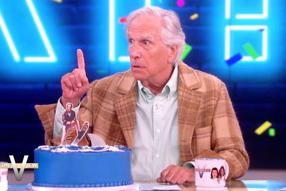 <p>ABC</p> Henry Winkler Celebrates his 78th Birthday on The View