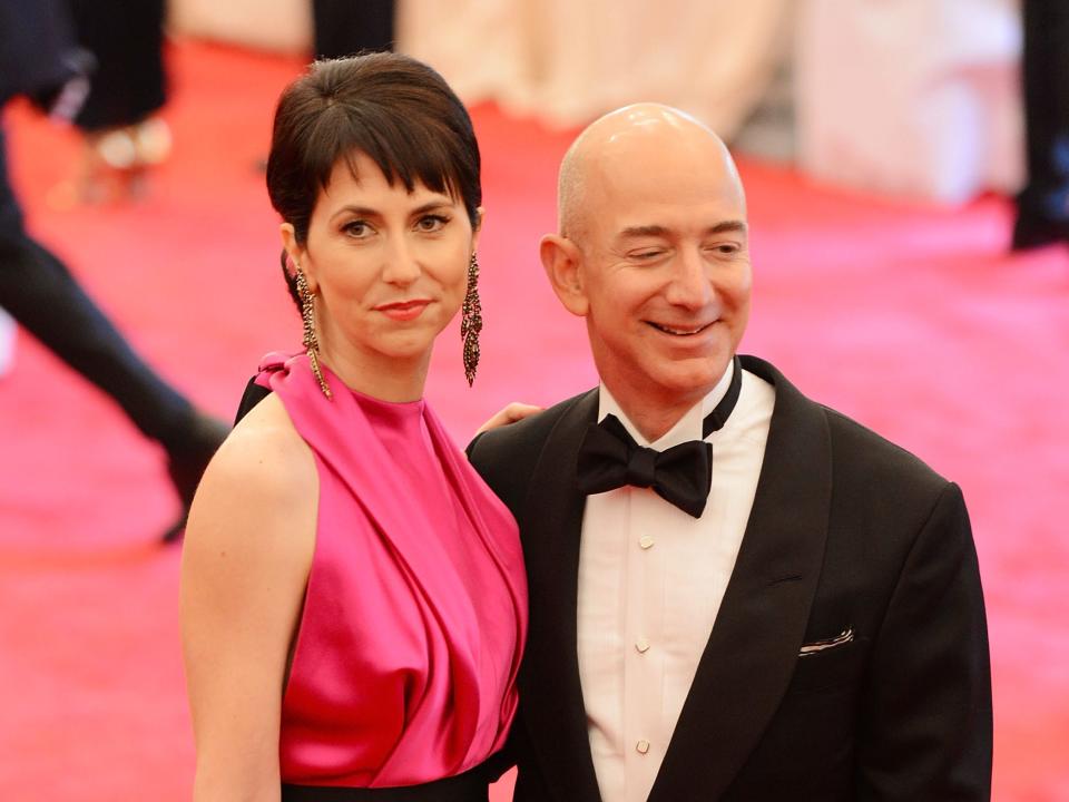 MacKenzie Scott and Jeff Bezos