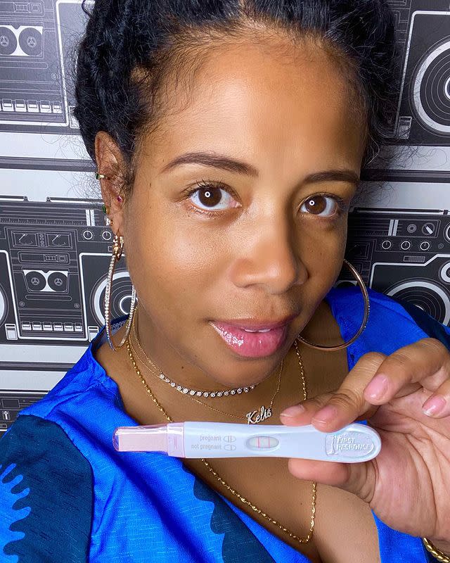 <p>On Wednesday August 7, the singer announced on Instagram that she is expecting her third child. 'Chef Kelis - table for 5 please,' the beginning of her pregnancy announcement reads. </p><p>In the caption of her post, Kelis touched on the importance of self-care, particularly during pregnancy, and said that she is donating money to the Black Lives Matter movement.</p><p>'Black mamas have the rights, respect, resources to thrive before, during, and after pregnancy,' she wrote. </p><p><a href="https://www.instagram.com/p/CDgxouwh2yw/" rel="nofollow noopener" target="_blank" data-ylk="slk:See the original post on Instagram;elm:context_link;itc:0;sec:content-canvas" class="link ">See the original post on Instagram</a></p>