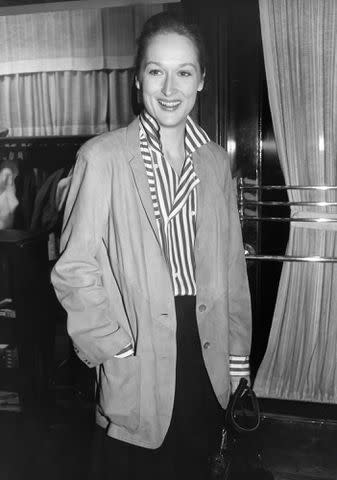 <p>Sonia Moskowitz/IMAGES/Getty</p> Meryl Streep in 1981