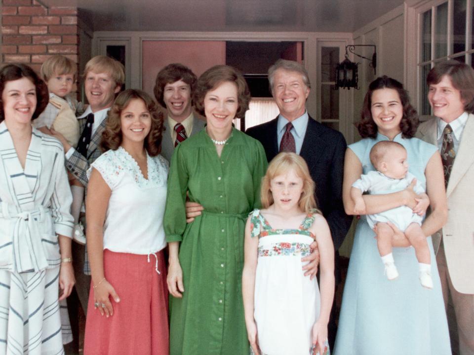 President Jimmy Carter and his extended family.