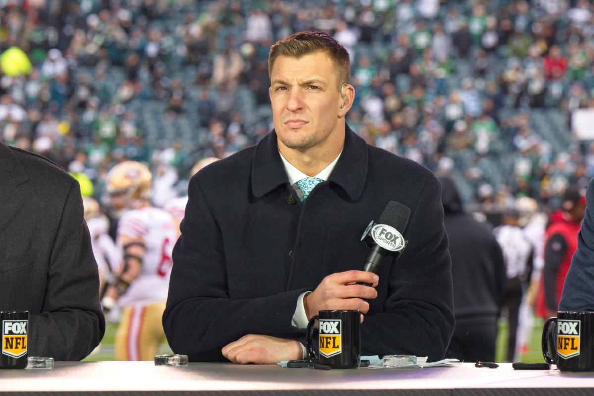 Rob Gronkowski says 'Baby Gronk' is 'awkward. It's too far.'