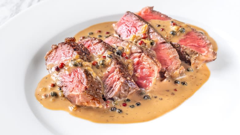 steak au poivre