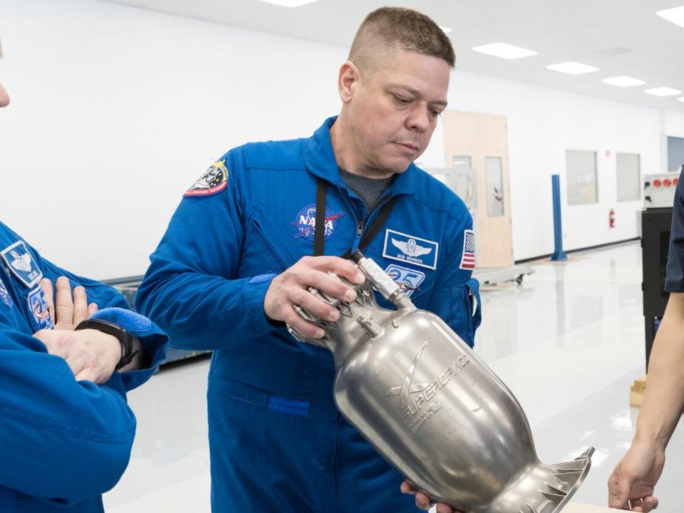 nasa astronaut bob behnken spacex engine commercial crew