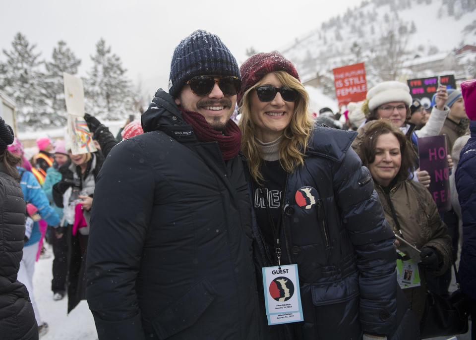 Jason Ritter and Laura Dern