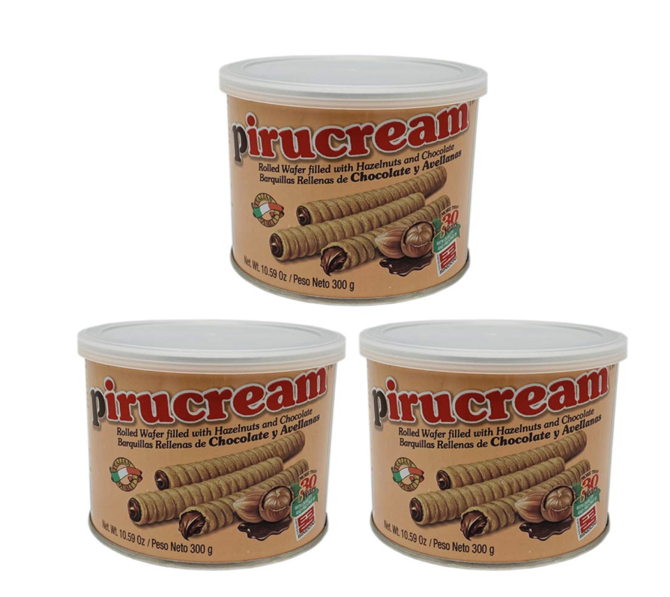 3 Paquetes de Pirucream Chocolate y avellanas. (Foto: Amazon)