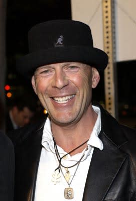 Bruce Willis at the LA premiere of Columbia's Tears of the Sun