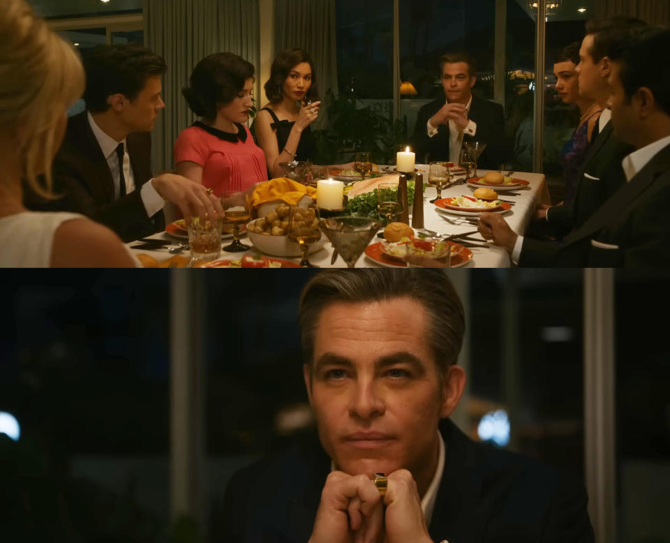 chris pine in "don't worry darling"