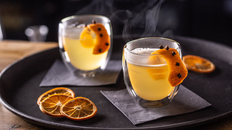 Hot toddy cocktail