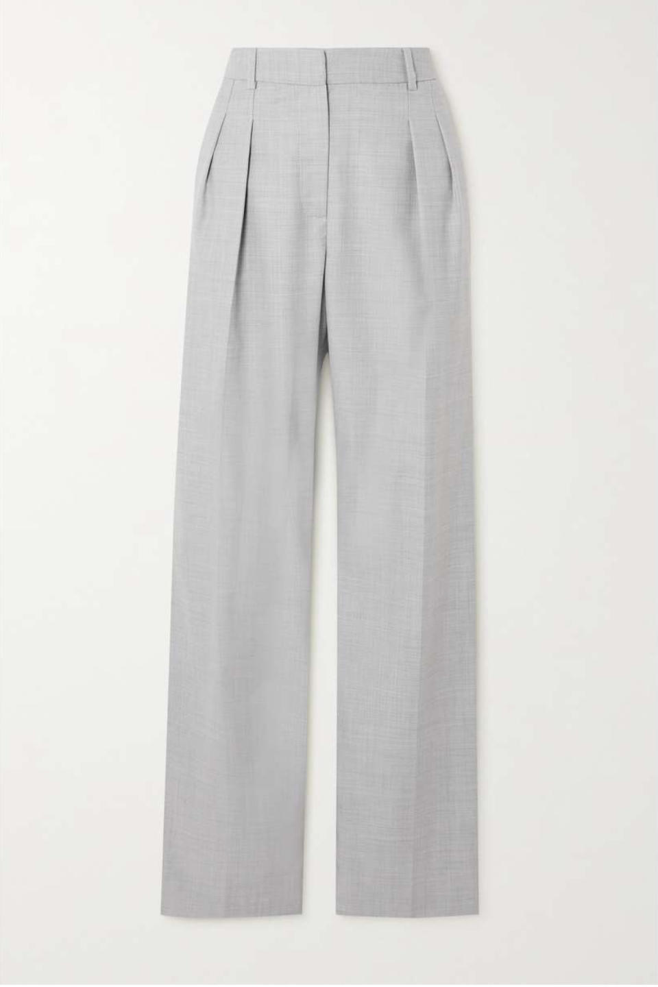 Loulou Studio + Net Sustain Sbiru Organic Wool-Twill Wide-Leg Pants