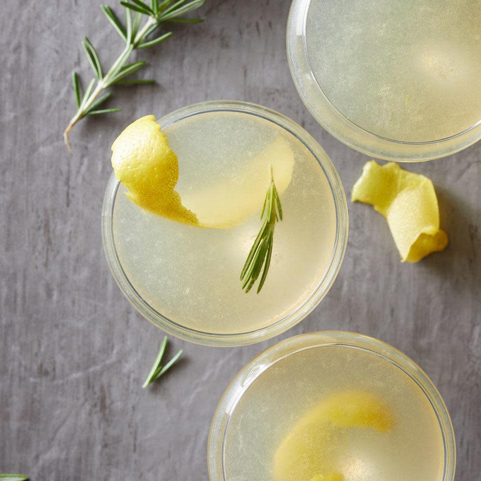 Rosemary-Ginger French 75