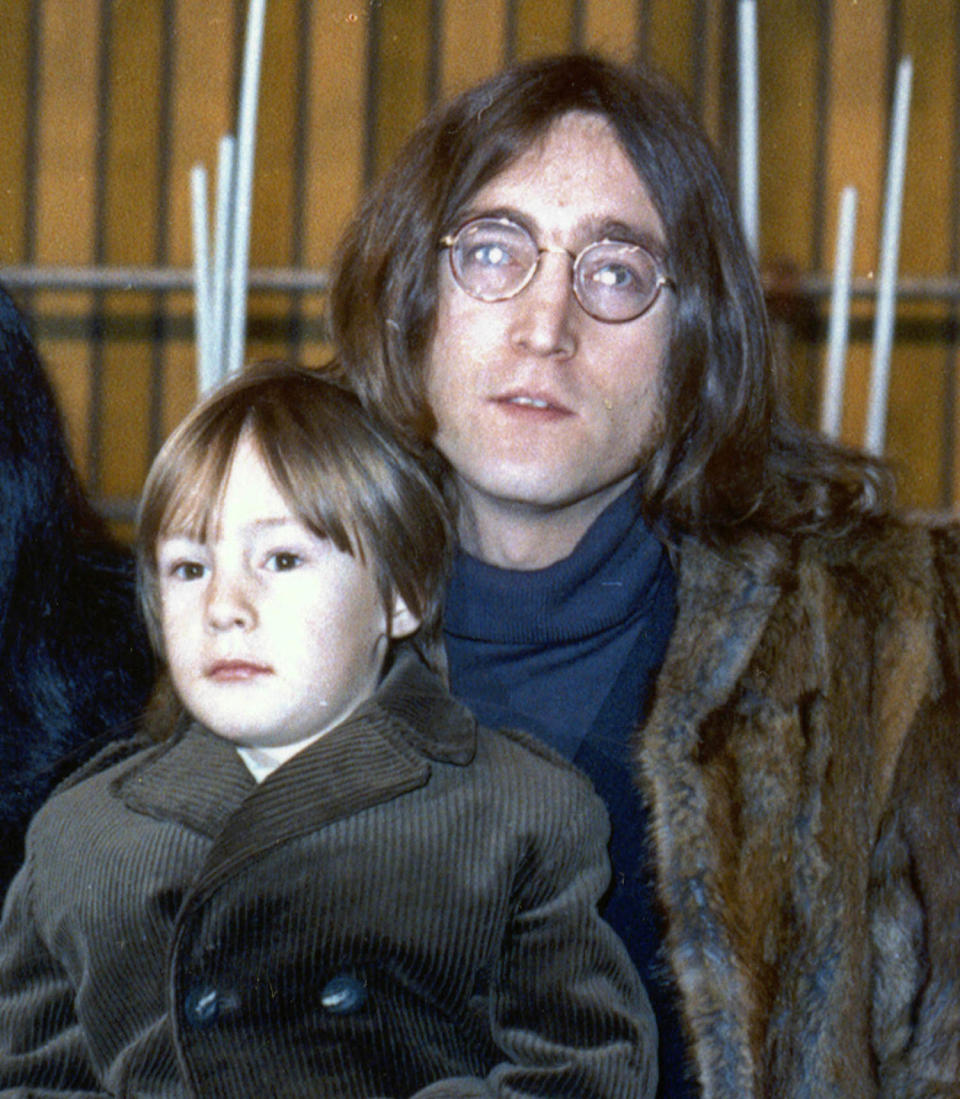 John Lennon, Julian Lennon (AP)