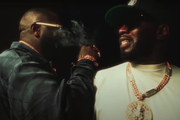 Diddy And Rick Ross Cruise Through Miami At 2AM In 'Whatcha Gon' Do?' Video