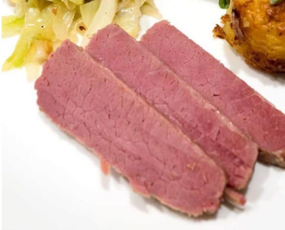 <p>Pudge Factor</p><p>If you prefer your corned beef moist, flavorful and fork-tender, you should give this recipe a try.</p><p><strong>Get the recipe: <a href="/wp-admin/_wp_link_placeholder" data-ylk="slk:Sous Vide Corned Beef;elm:context_link;itc:0;sec:content-canvas" class="link ">Sous Vide Corned Beef</a></strong></p>