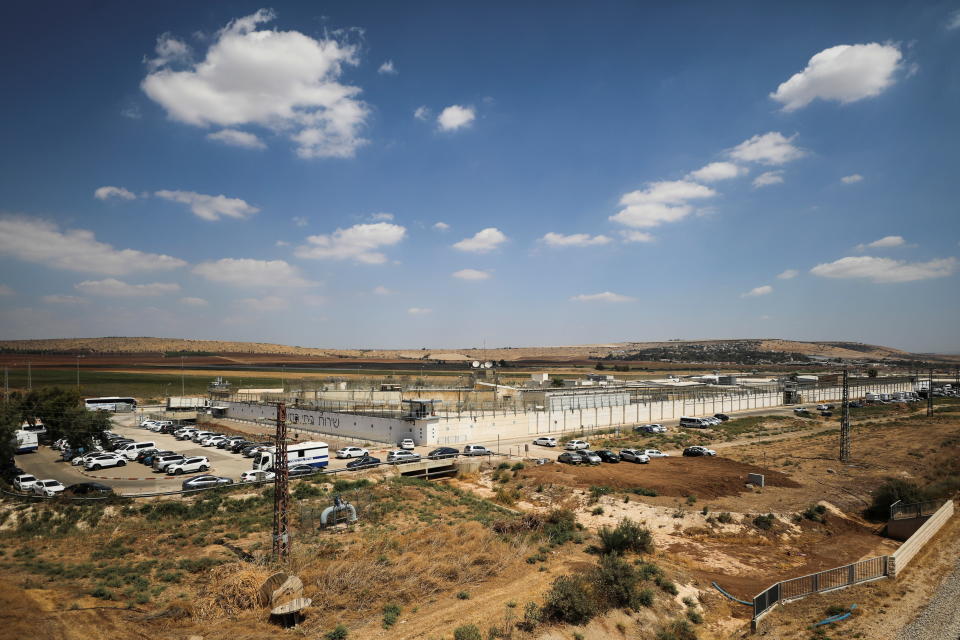 A general view shows Gilboa prison after six Palestinian militants broke out of it in north Israel September 6, 2021. REUTERS/ Ammar Awad