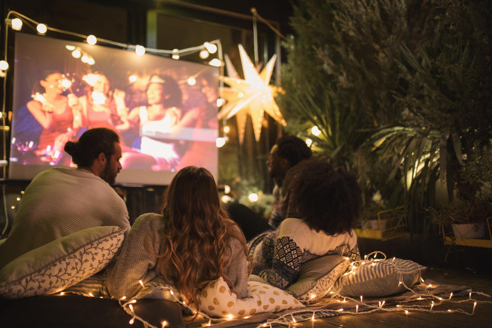 Summertime is the perfect time for outdoor movie night. (Photo: Getty Images)