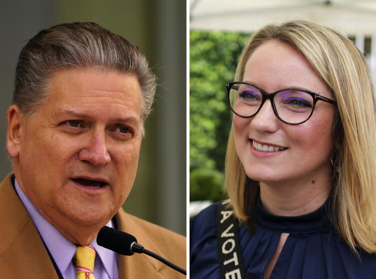 From left; Bob Hertzberg and Lindsey Horvath are headed for a runoff for the Los Angeles County District 3 Supervisor's race.