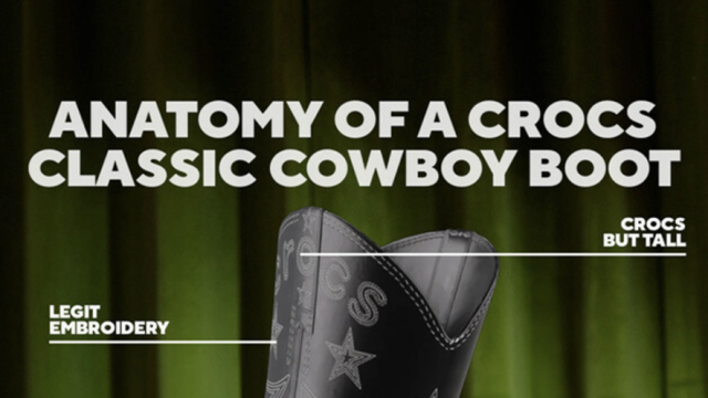 The New Viral Crocs Cowboy Boots Have the Internet Divided