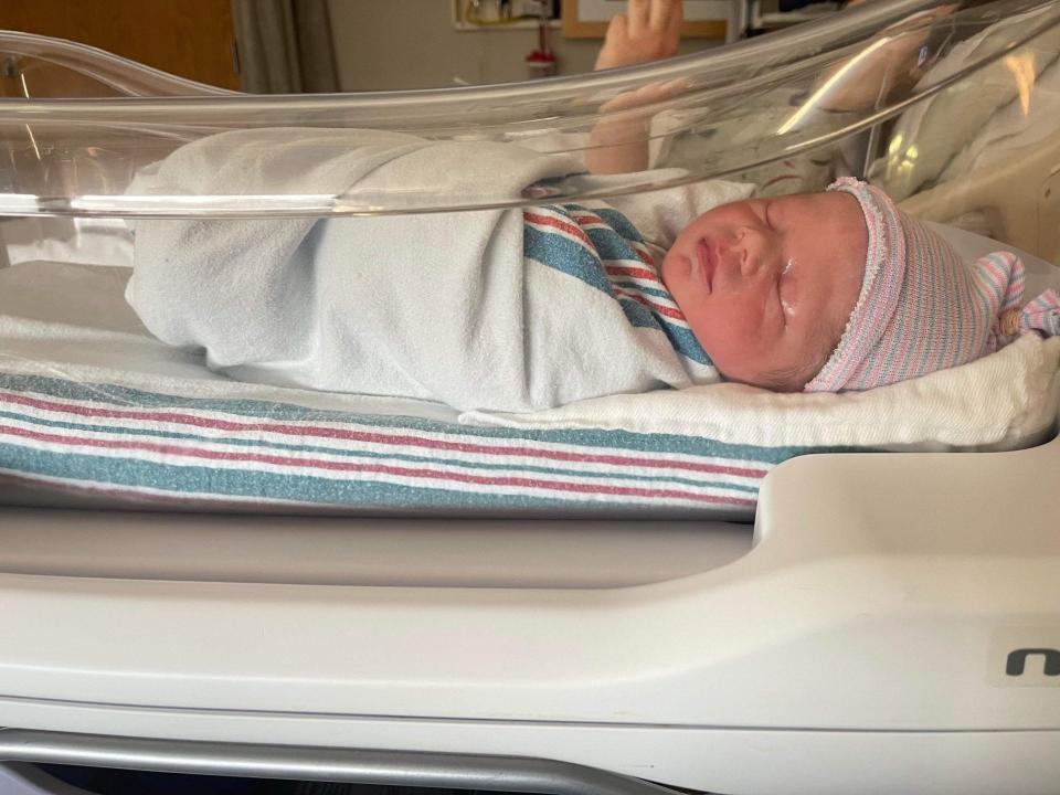 Renee and Jacob Yaratch welcomed their new baby boy, Emmit Jacob Yaratch, at 4:45 a.m. Thursday, Feb. 29, 2024 at Bronson BirthPlace in Battle Creek.
