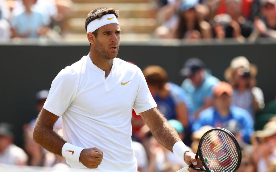Del Potro is safely into the fourth round at Wimbledon - Getty Images Europe