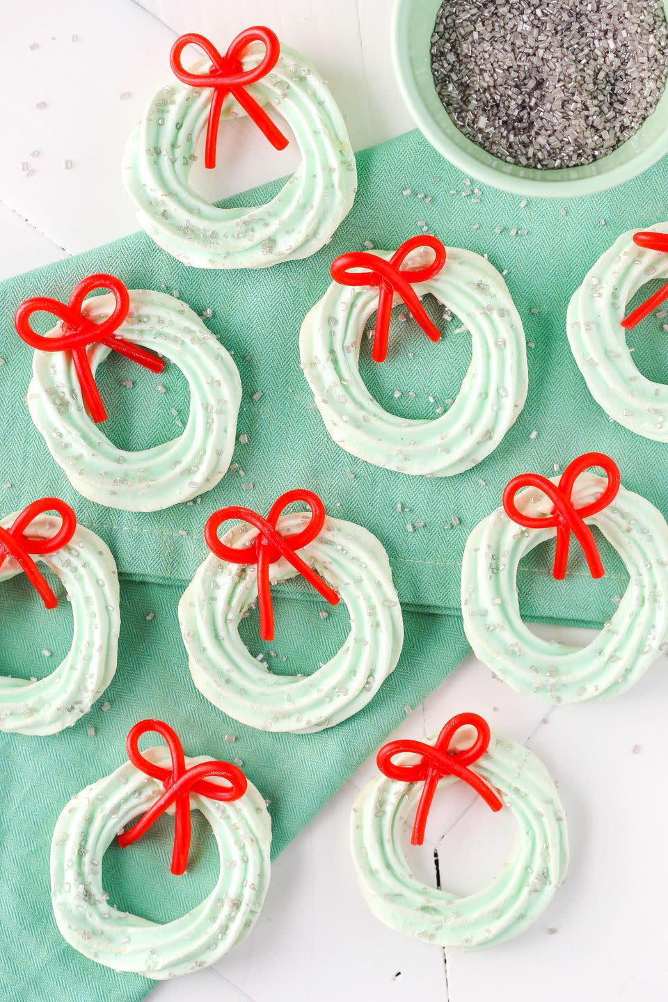 meringue wreath cookies recipe