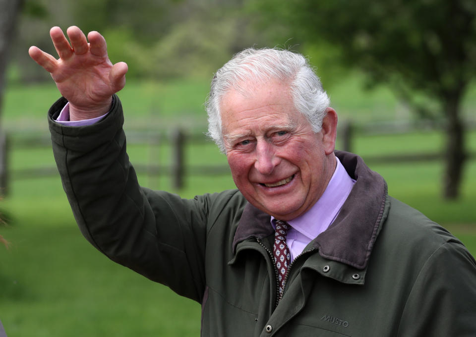 The Prince of Wales, known as the Duke of Rothesay while in Scotland, during a visit to the Spring Festival of Farming at Dumfries House in Ayrshire. (Photo by Andrew Milligan/PA Images via Getty Images)