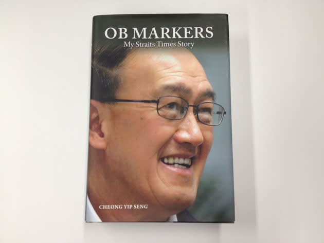 Cheong Yip Seng has written a book on the "outbound markers" in Singapore. (Yahoo! photo of book cover)