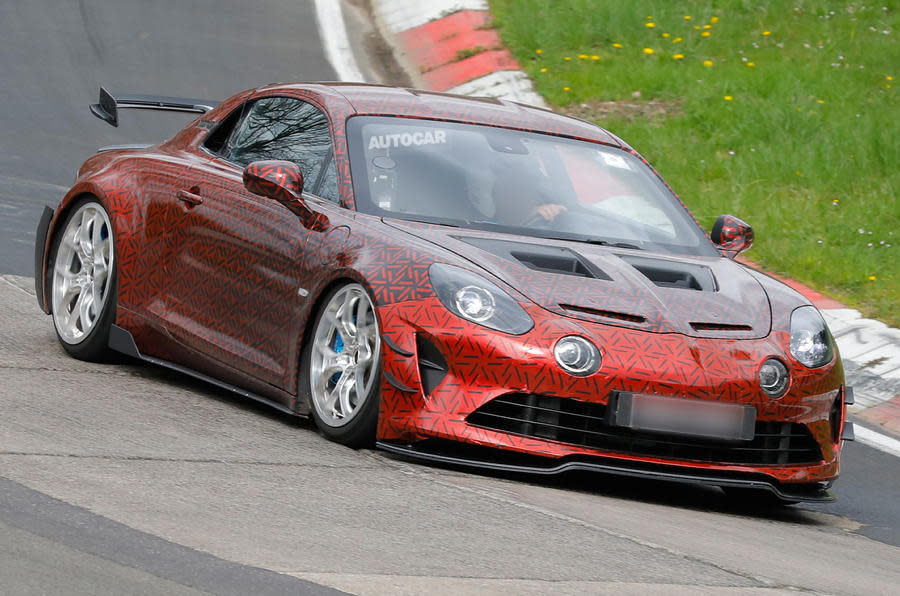 Alpine A110 Ultime prototype front quarter