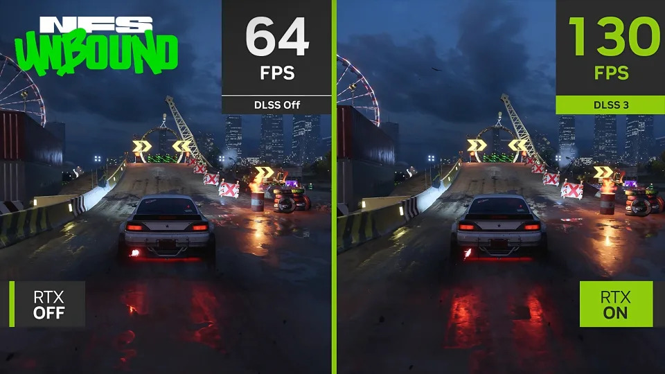 Side-by-side (split-screen) example of PC game 