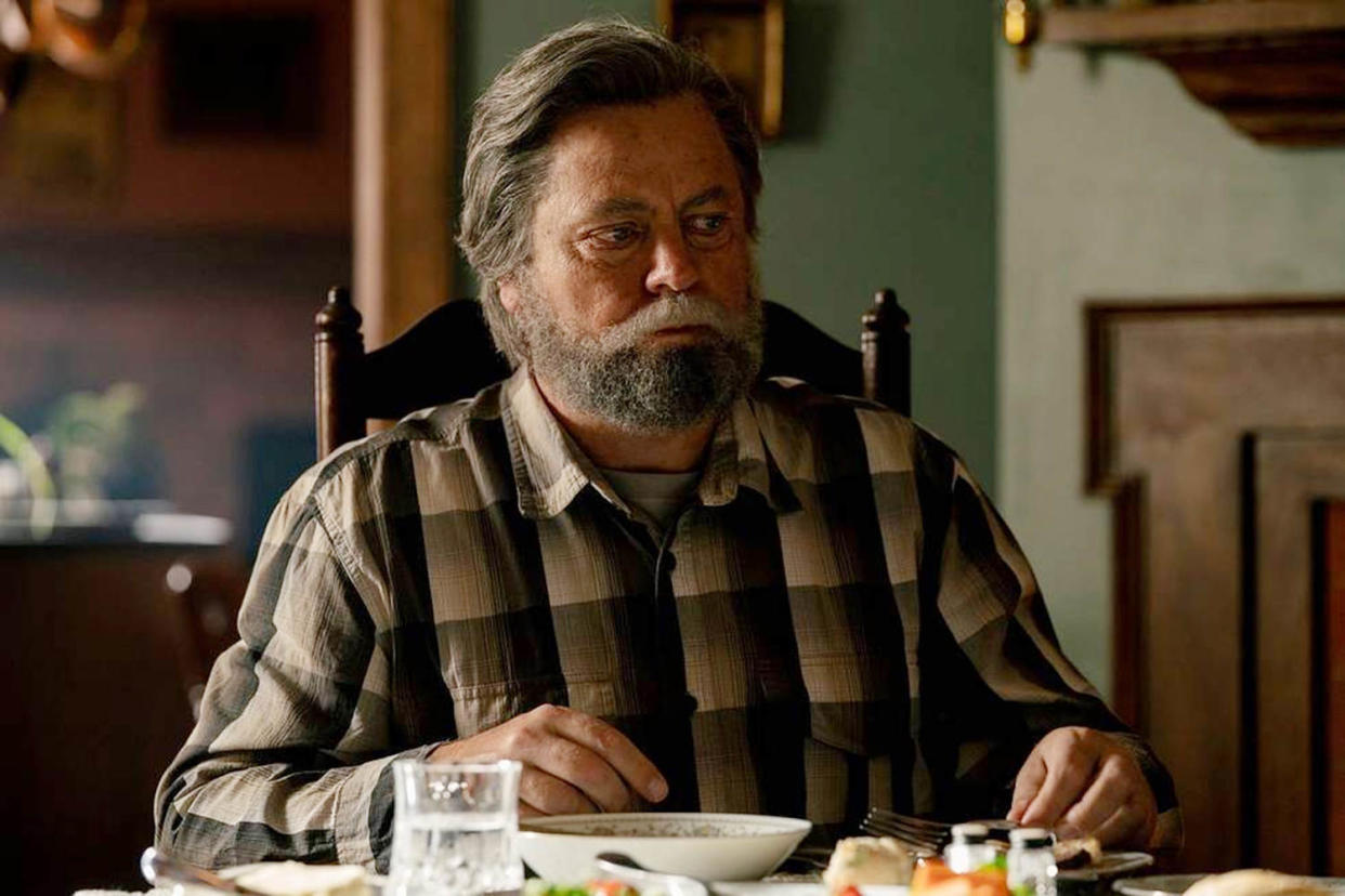 Nick Offerman is Bill in The Last of Us. (HBO)