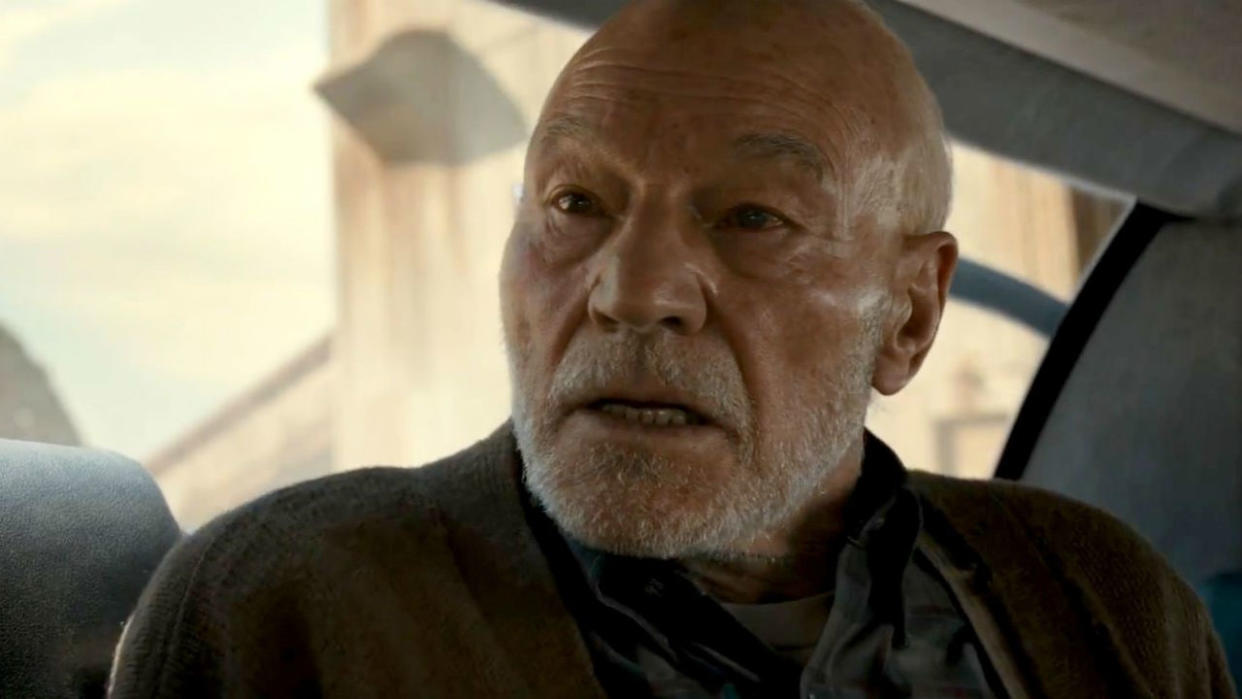  Patrick Stewart as Charles Xavier in Logan. 