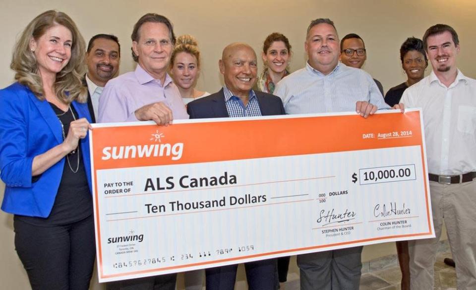 Sunwing Vacations Facebook Campaign Raises $10,000 for ALS Canada in Less  Than 24 Hours