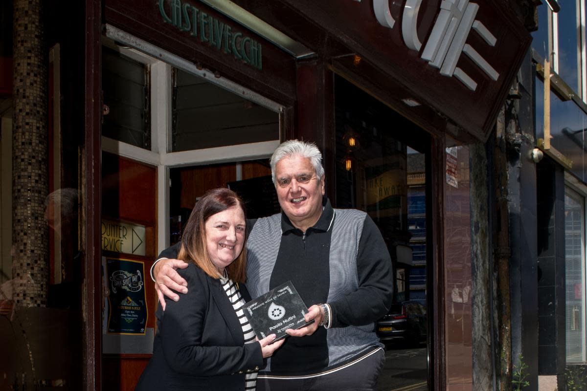 Paolo Nutini tribute unveiled at his family's chippy in new 'Walk of Fame' <i>(Image: Digital Pict Photography Paisley)</i>